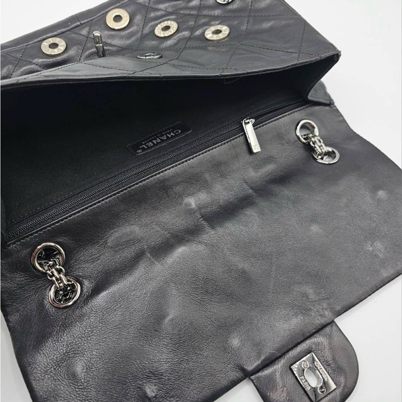 Chanel Star Attitude Flag Bag Grommet Embellished Quilted Leather Large - Picture 16 of 16